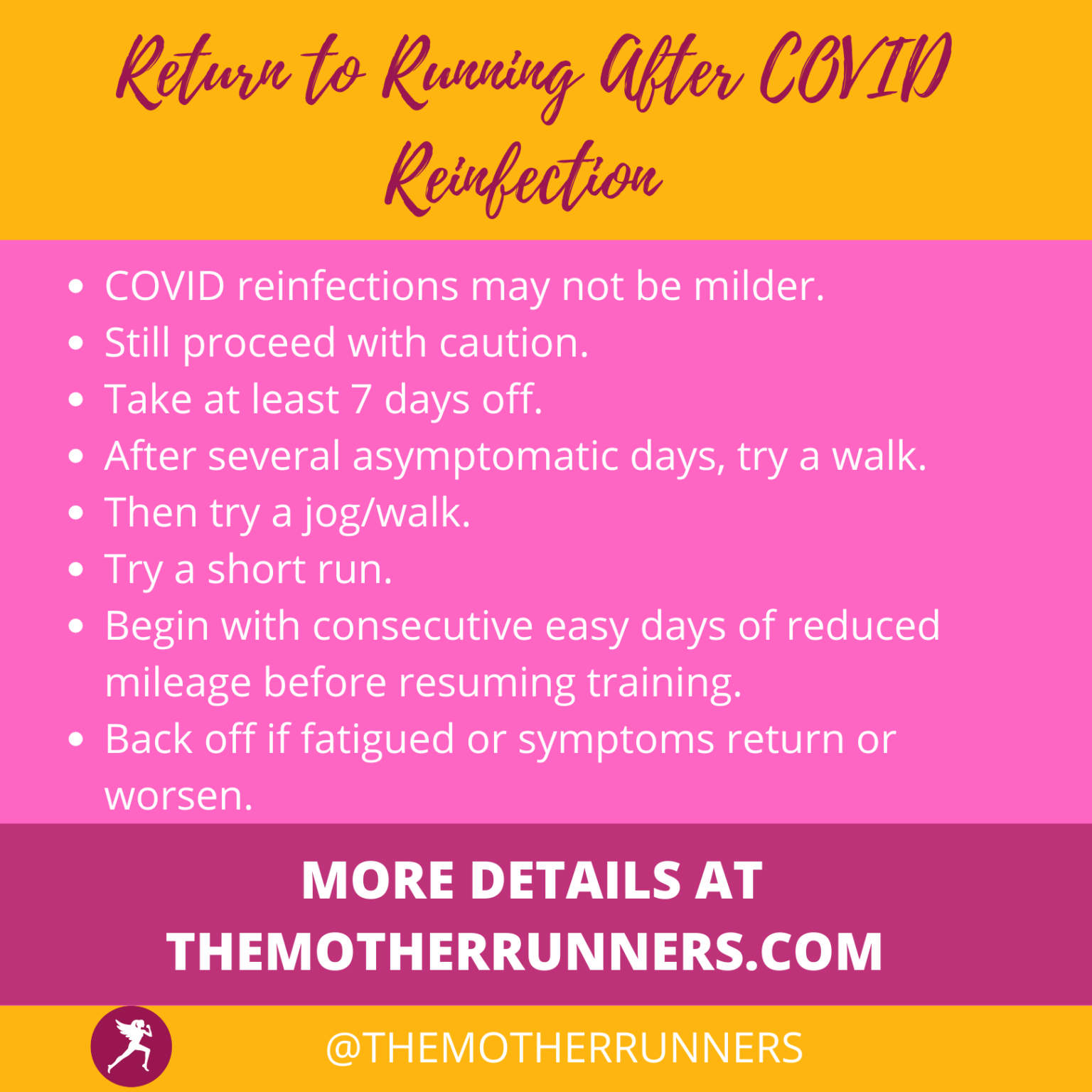 How To Return To Running After COVID Reinfection - The Mother Runners