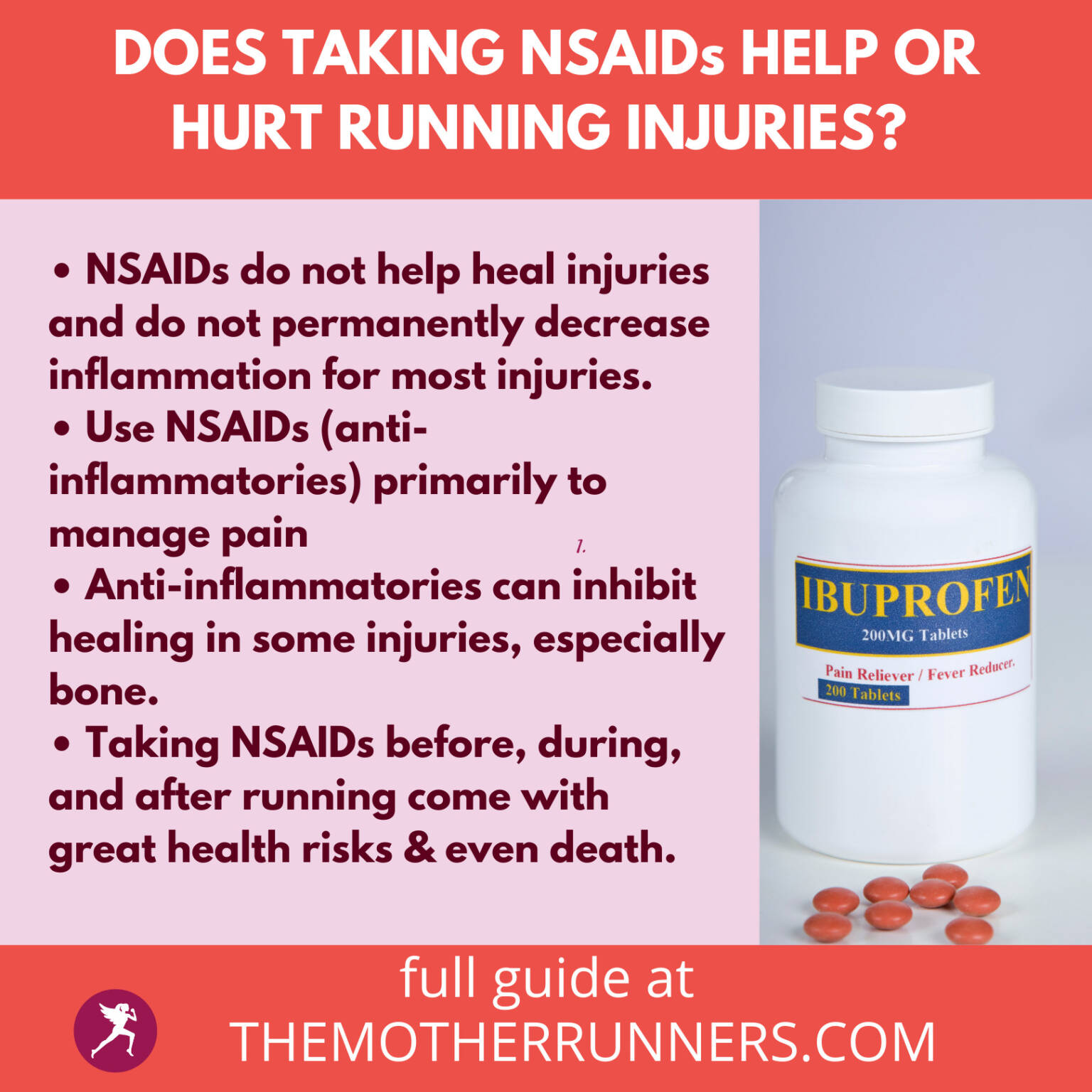 Does Ibuprofen Help Heal Injuries Faster? The Mother Runners