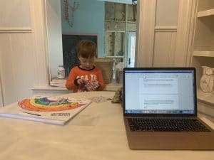 Working from home with kids