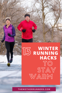 Running with a friend is a great way to stay motivated with running in the winter.