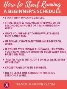 how to start running