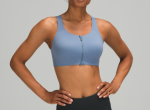 Lululemon Elite Bra works for breastfeeding runners