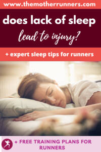 sleep and injury