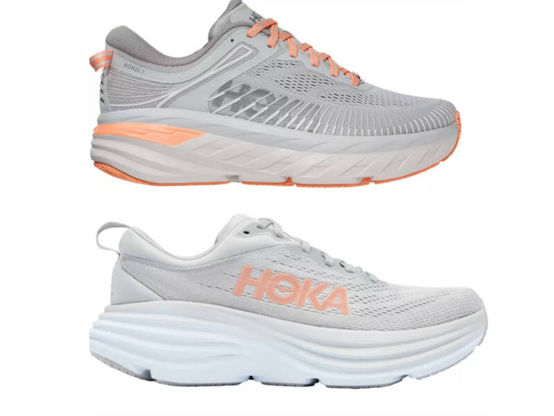 Hoka bondi comparison 7 and 8