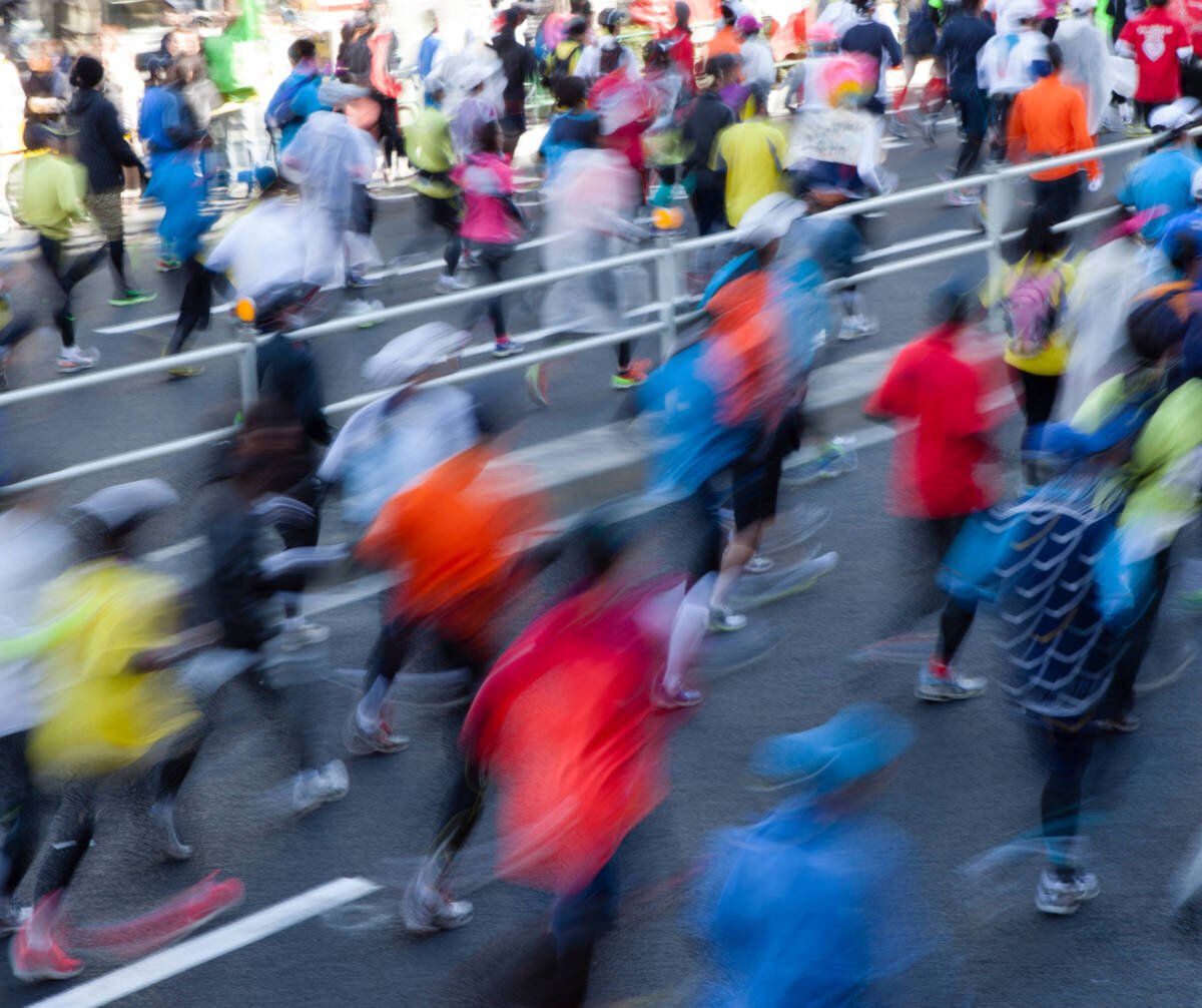 Group running in a race