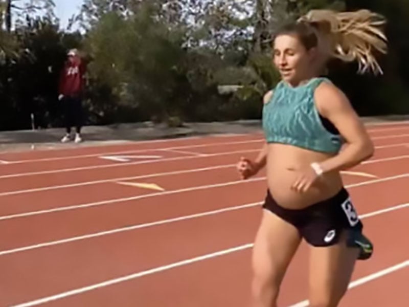 makenna myler running pregnant