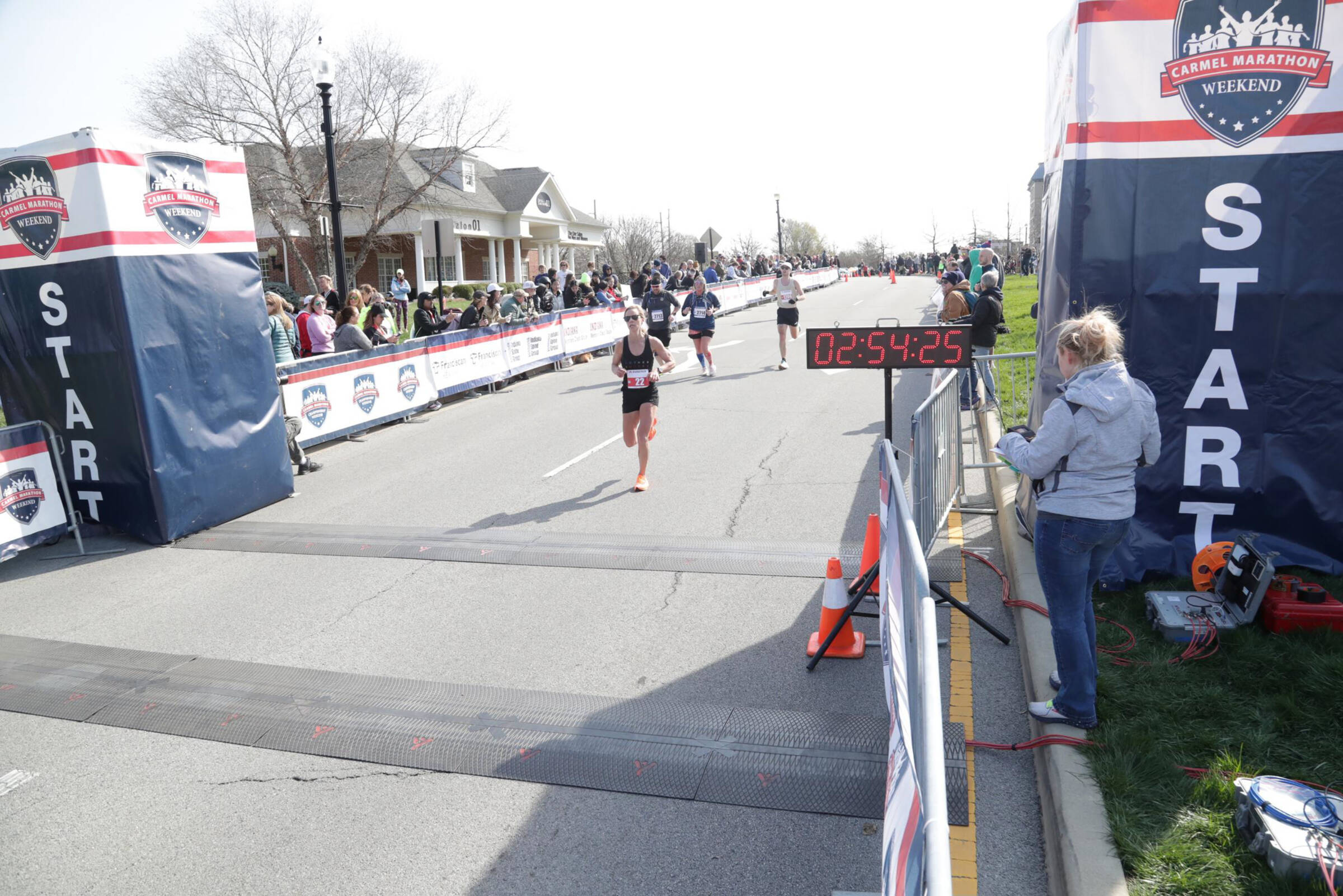 Whitney Heins tapered for a marathon to run her best time in Carmel, Indiana