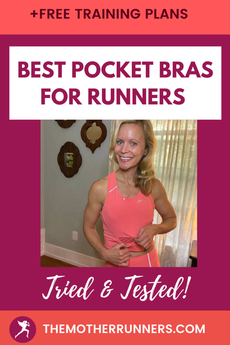 pocket bras for runners pin