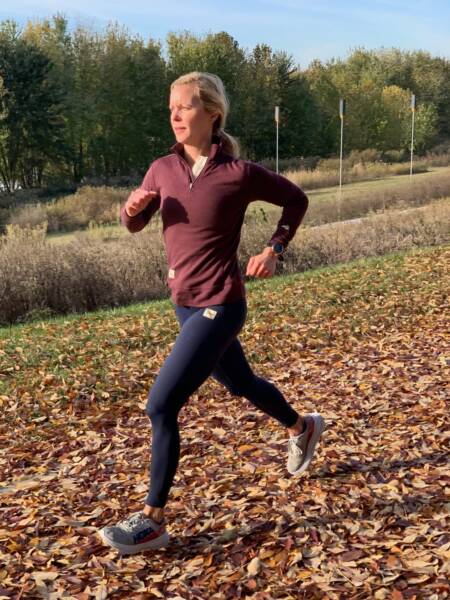 whitney running in the fall