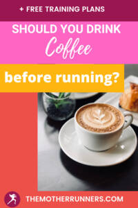 coffee and running pin