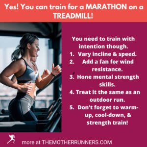 marathon treadmill tips instagram post