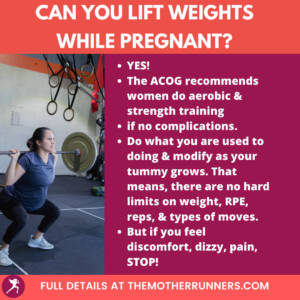 Can You Lift Weights While Pregnant? post