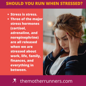 running and stress post