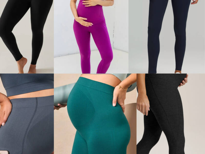 best maternity running tights pin