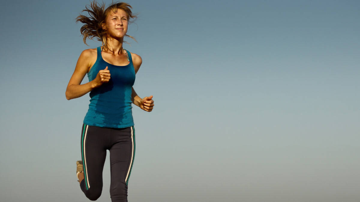 ocd runner running in desert