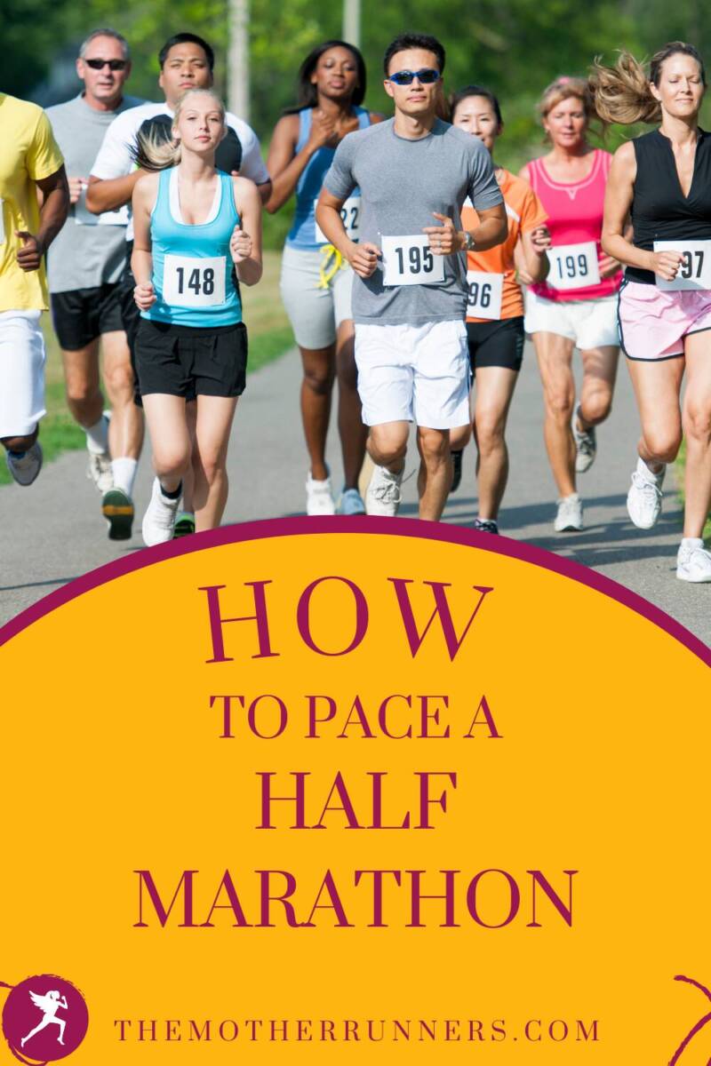 half marathon pacing strategy pin