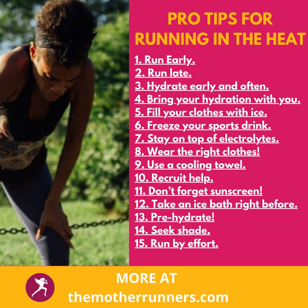 running in the heat tips post