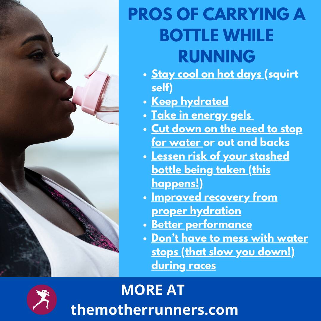 how to carry a bottle while running post