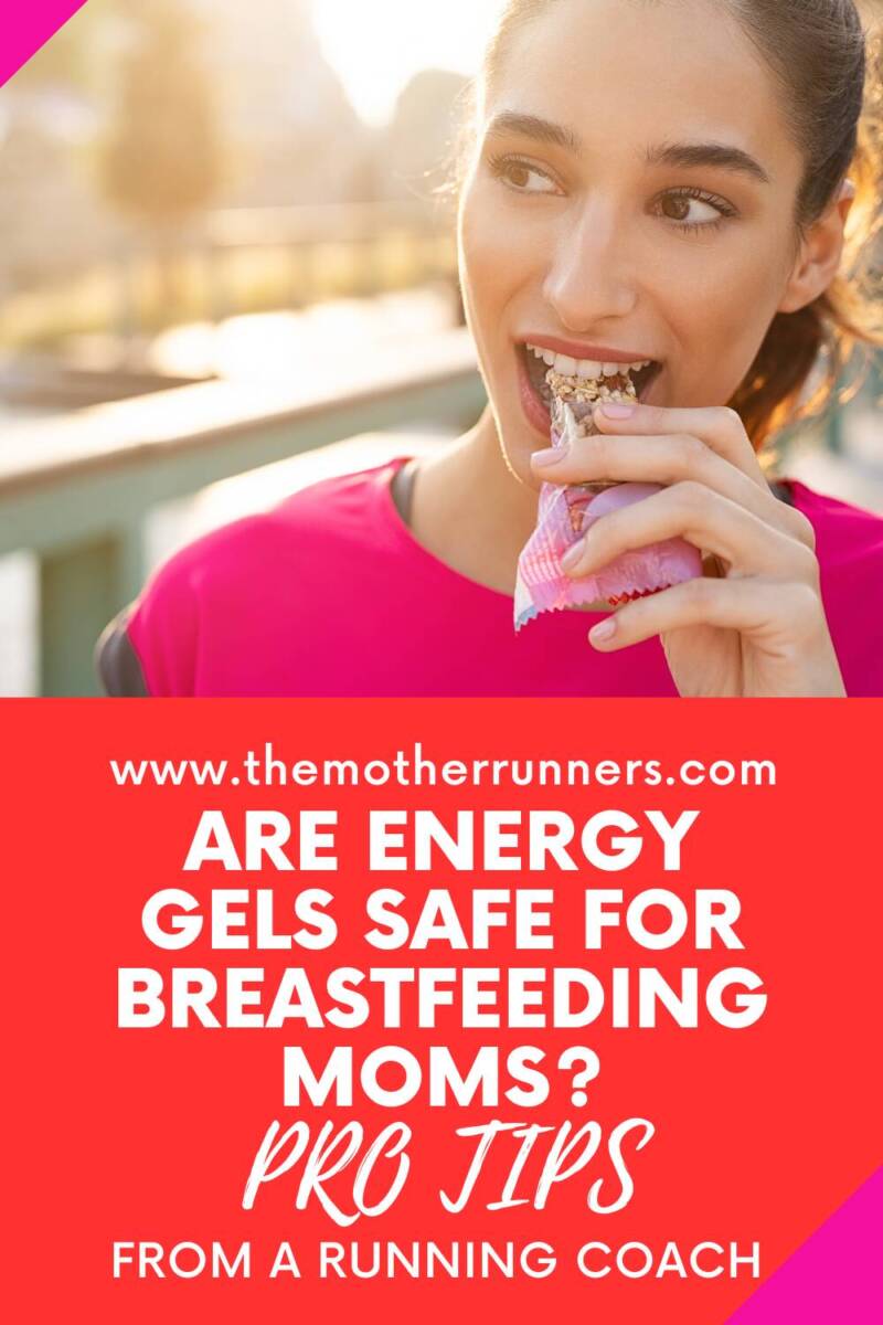 energy gels and breastfeeding pin