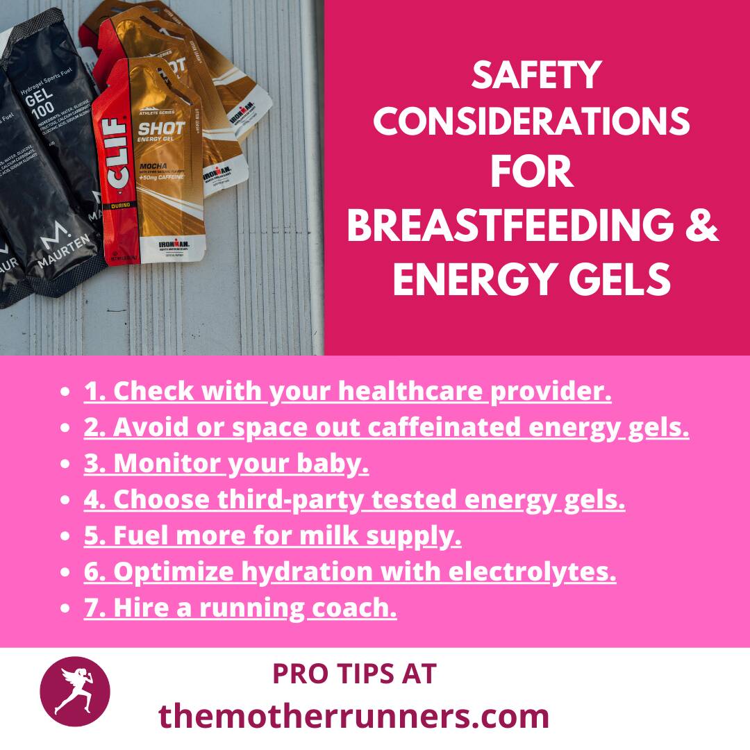 breastfeeding & energy gels post